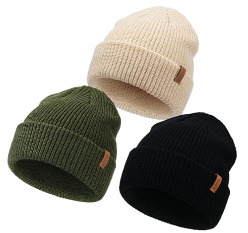 DANMY Infant Toddler Beanie Kint Hat Baby Boys Girls Beanies Kids Winter Hats Knit Children Warm Hat Caps 6-36 Months